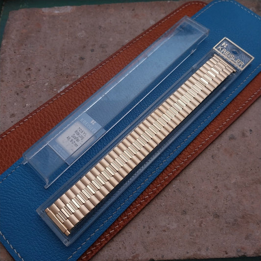 16mm 18mm 20mm Kreisler Gold-Tone Expansion Unused Vintage Watch Band