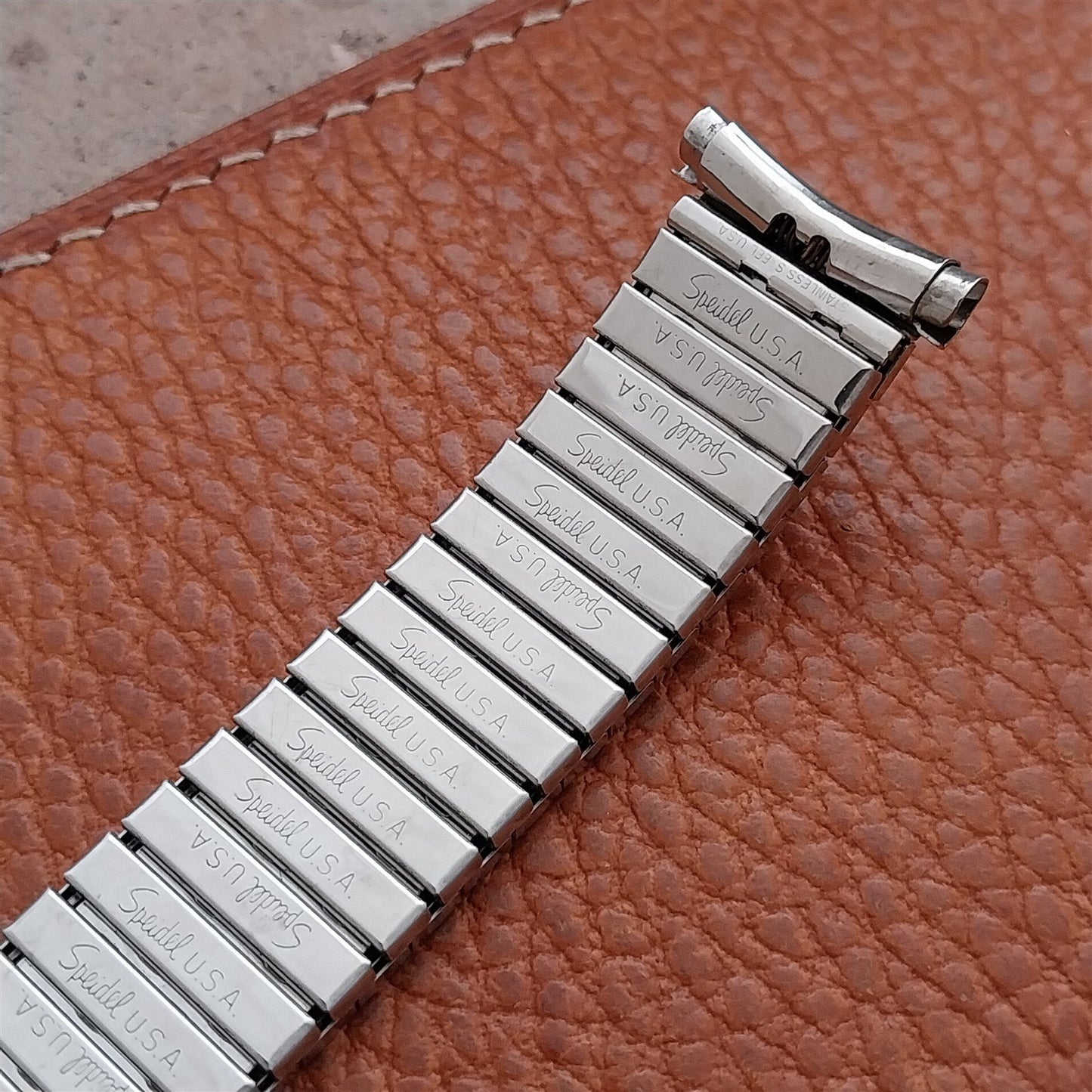 19mm 18mm 16mm Speidel Stainless Steel 1970s Twistoflex Vintage Watch Band