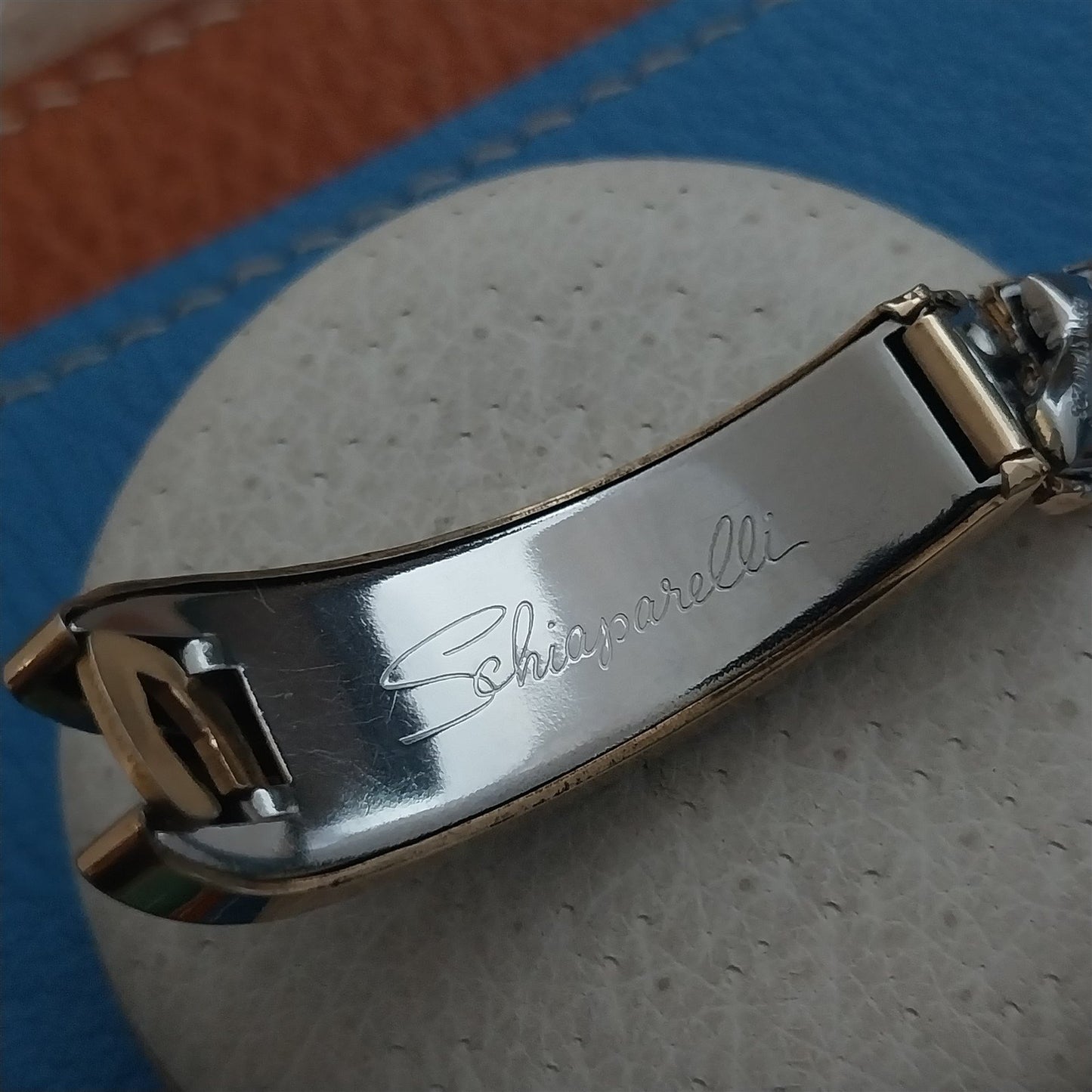 Gold-Filled Elsa Schiaparelli Kreisler Unused Vintage Cocktail Watch Band