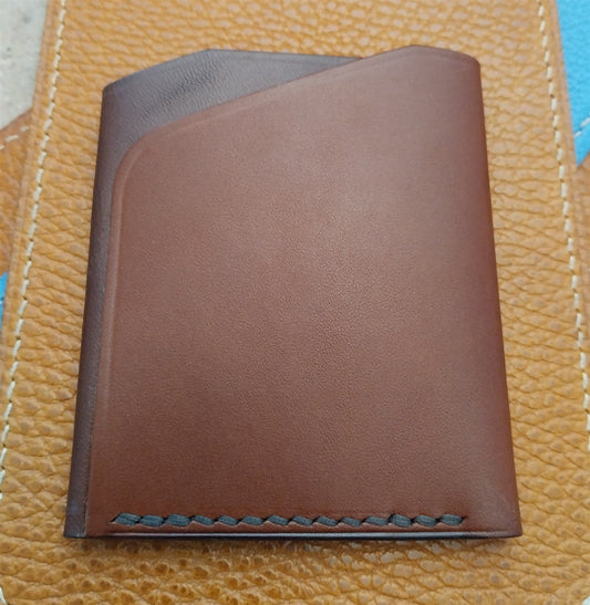 Minimal Leather Card Wallet Handmade in New Mexico