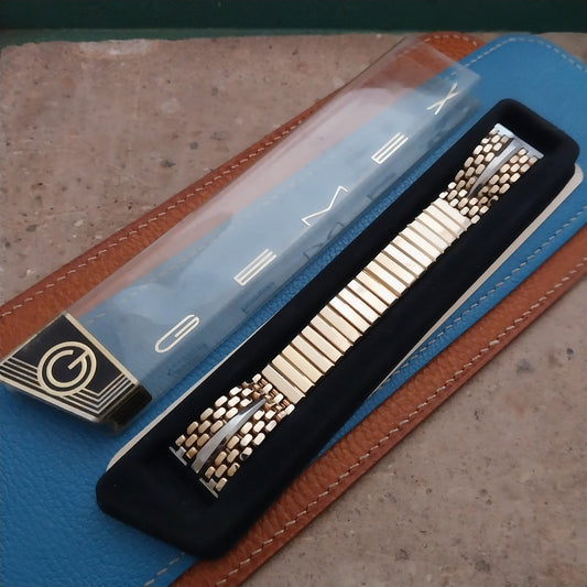 Gemex MCM Gold Filled & Stainless Steel Unused Vintage Watch Band