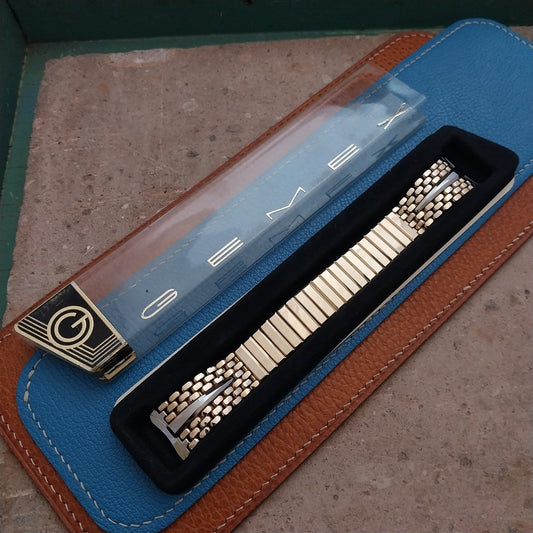Gemex MCM Gold Filled & Stainless Steel Unused Vintage Watch Band