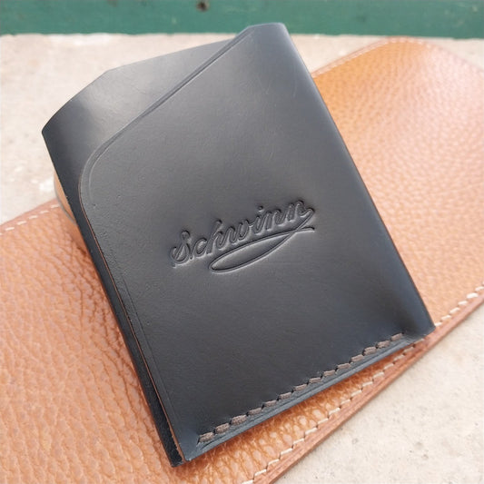 Schwinn Shell Cordovan Leather Card Wallet Handmade in New Mexico