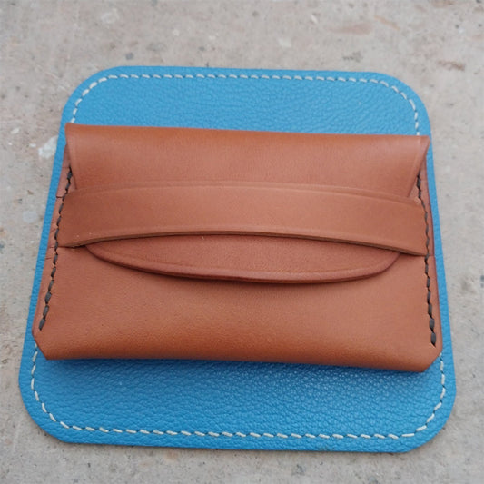 Minimal Leather Schwinn Card Wallet Handmade in New Mexico