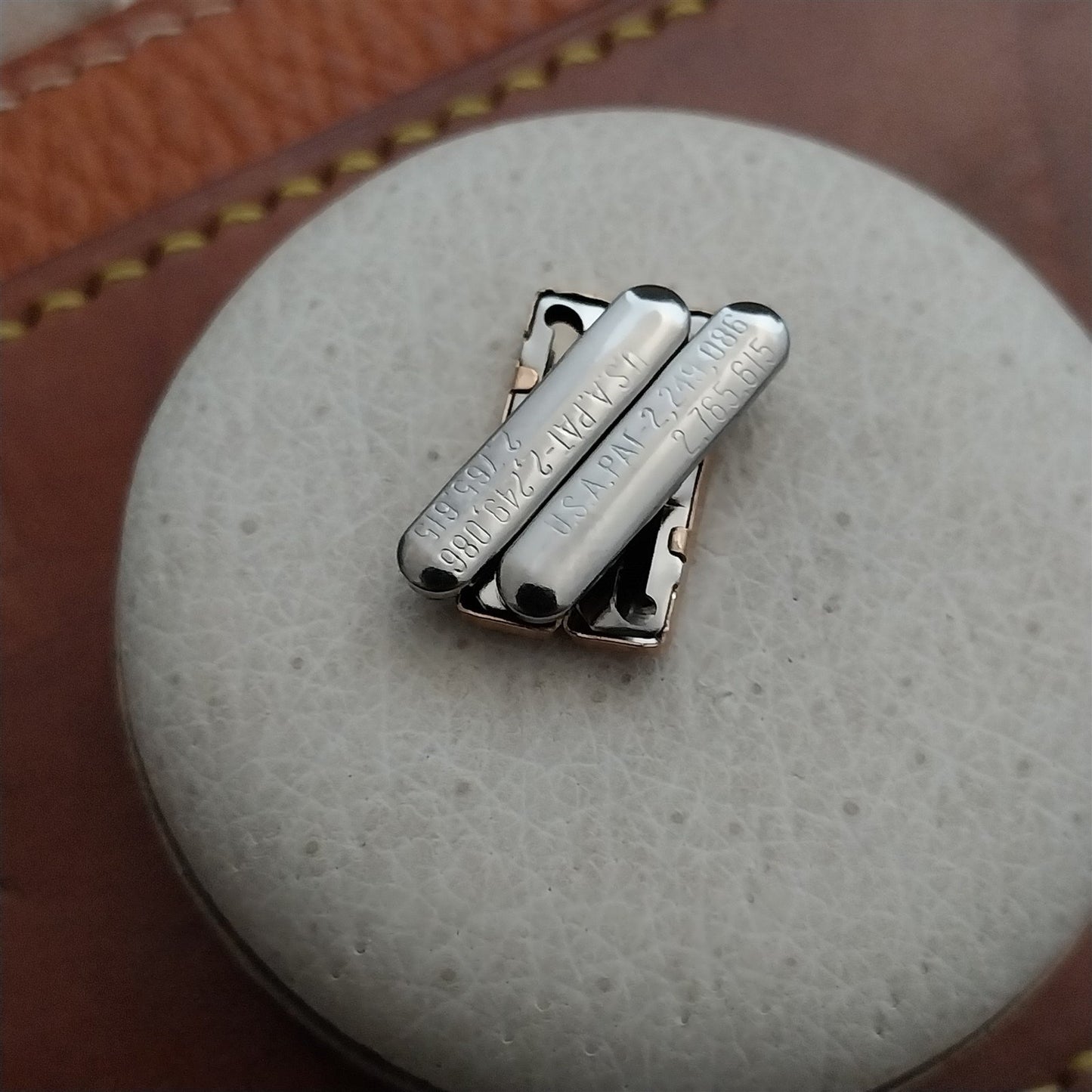 JB Champion Rose Gold-Filled Stretch Expansion Link Vintage Watch Band