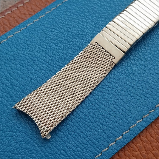 17mm 10k Gold-Filled Mesh Finesse Classic MCM Unused 1960s Vintage Watch Band