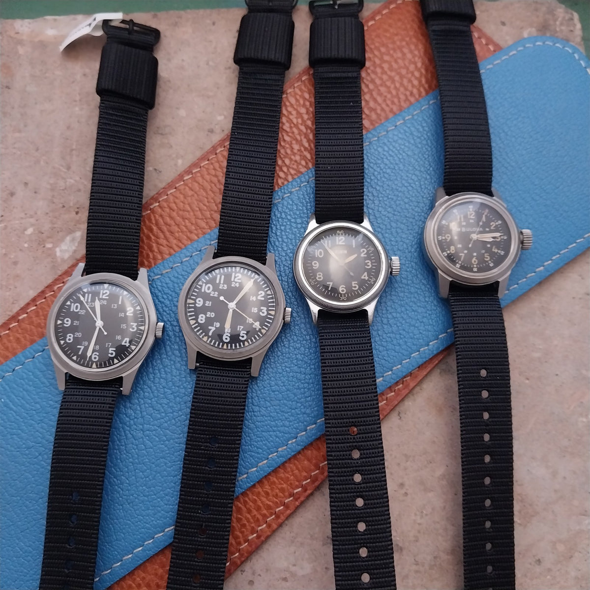 16mm Maratac Mil Series Black Nylon Single-Pass Field Watch Strap