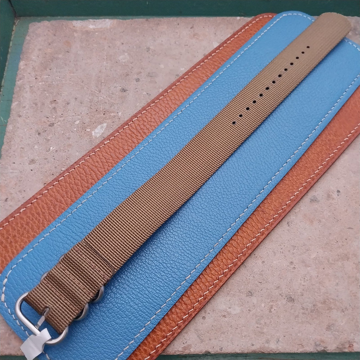 24mm Desert Sand Maratac Zulu Watch Strap