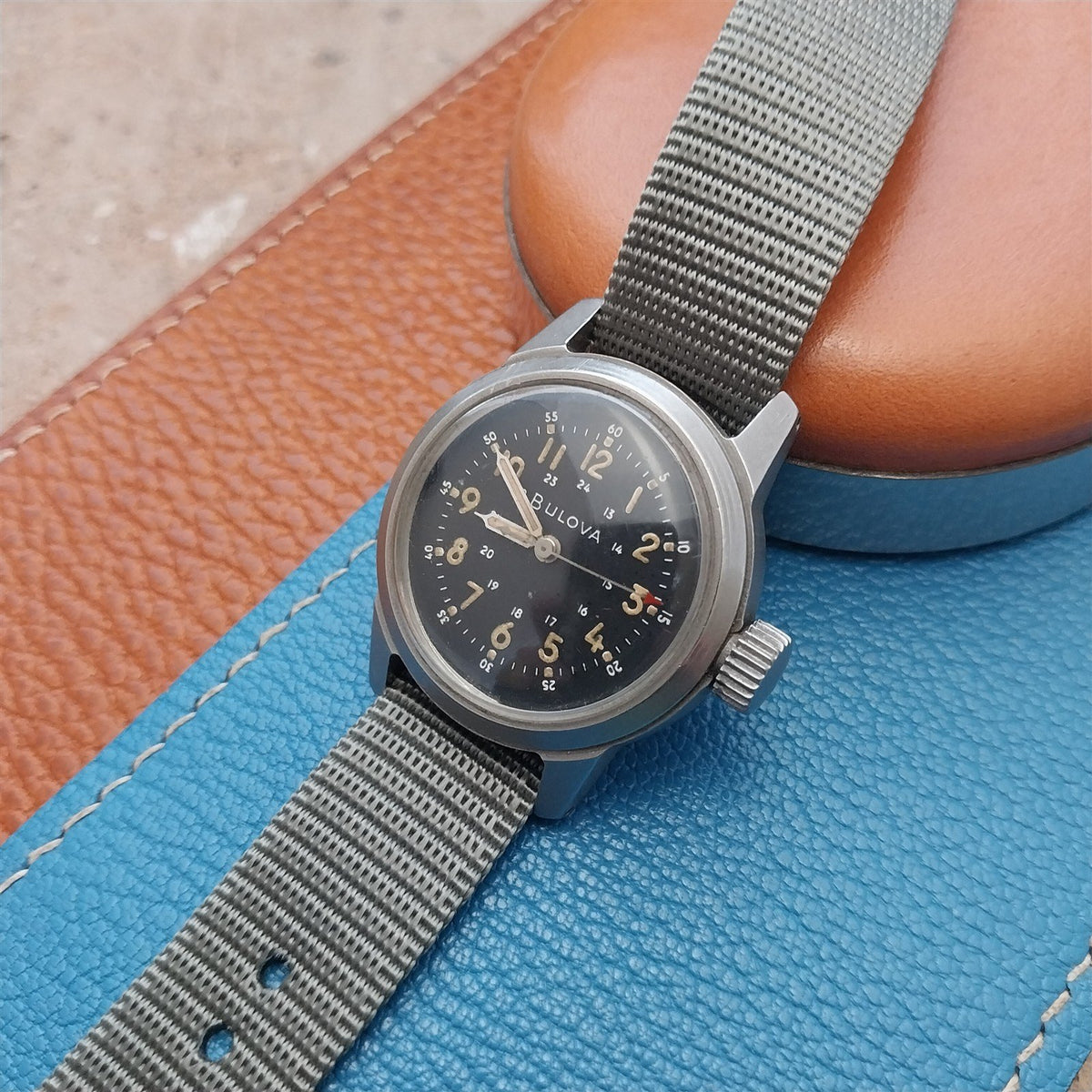16mm Maratac Mil Series Gray Nylon Single-Pass Watch Strap