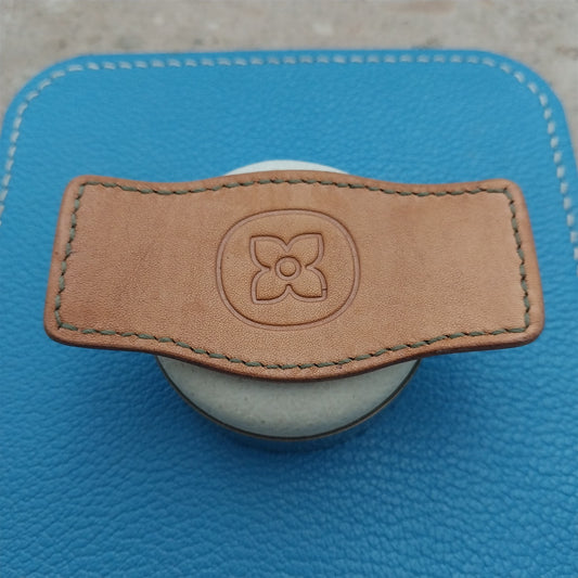 Kakishibu Saddle Leather 18mm 19mm 20mm Vintage Style Bund Pad