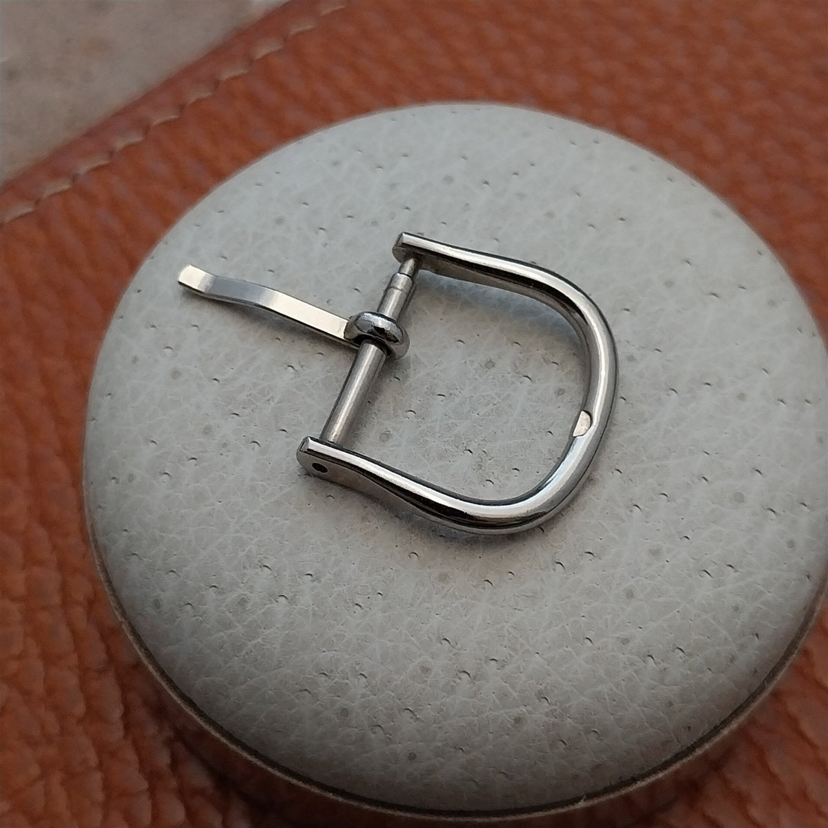 14mm Stainless Steel Unused NOS Vintage Watch Strap Buckle