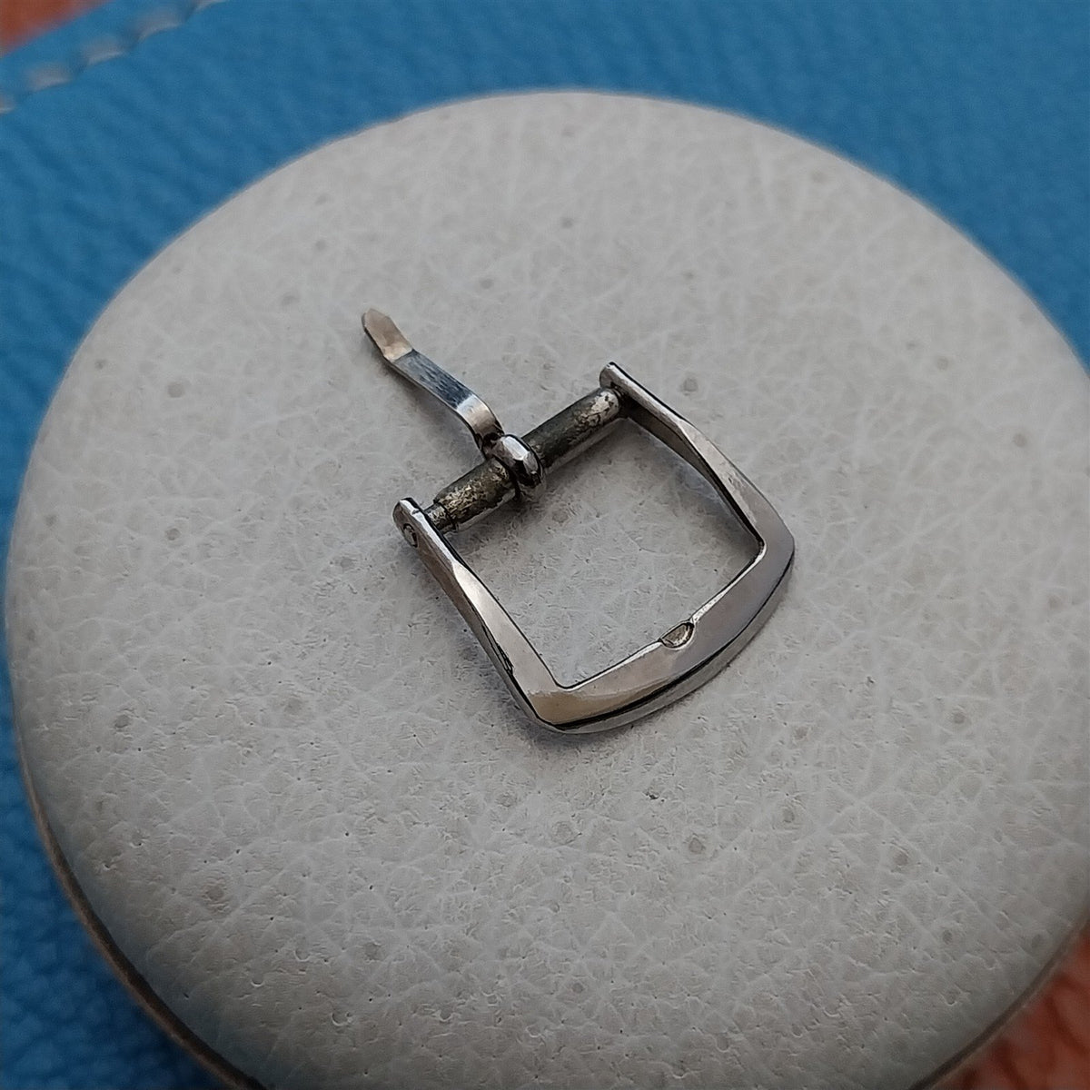 10mm NOS Vintage Silver-Tone Ladies Watch Strap Buckle