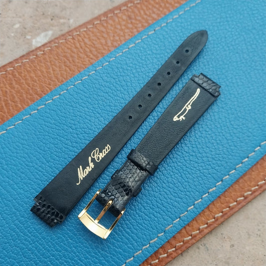 Mark Cross Ladies 10mm Flared to 14mm Lizard Watch Strap