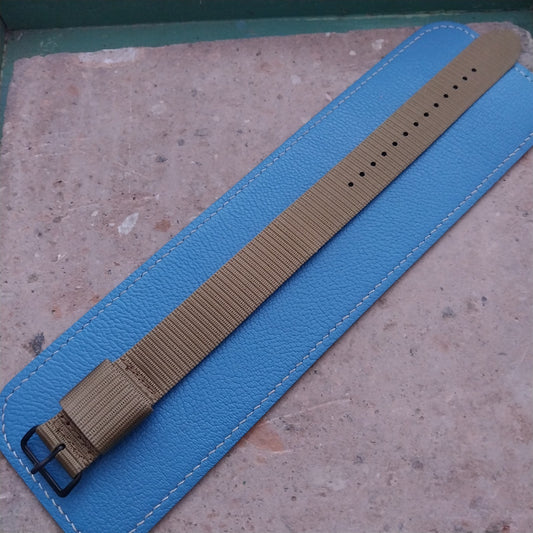 22mm Maratac Mil Series Brown Sand Nylon Single-Pass Watch Strap