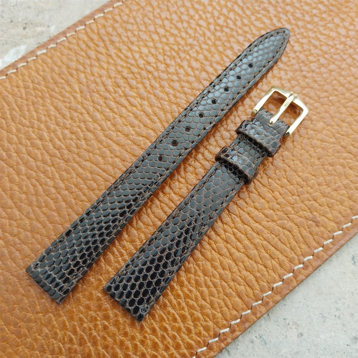 13mm Ladies Hirsch Lizard Watch Strap