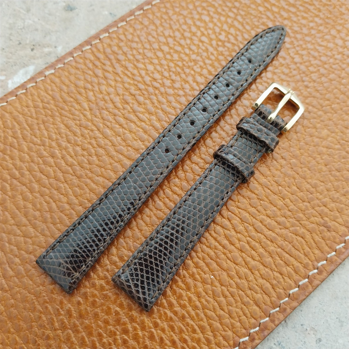 13mm Ladies Hirsch Lizard Watch Strap
