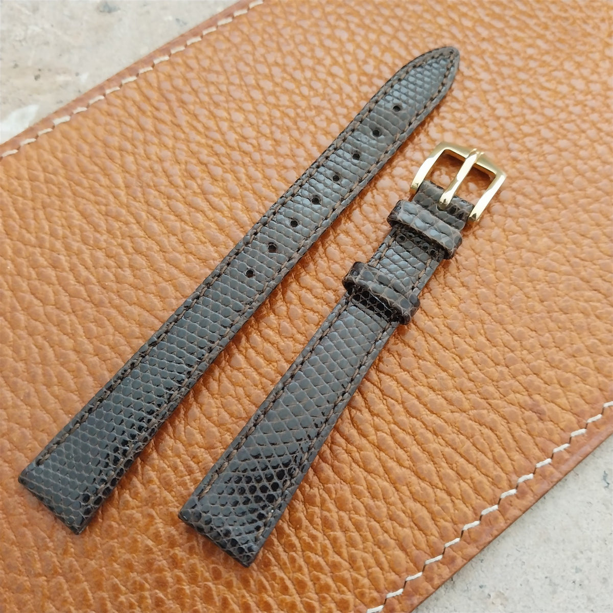 13mm Ladies Hirsch Lizard Watch Strap