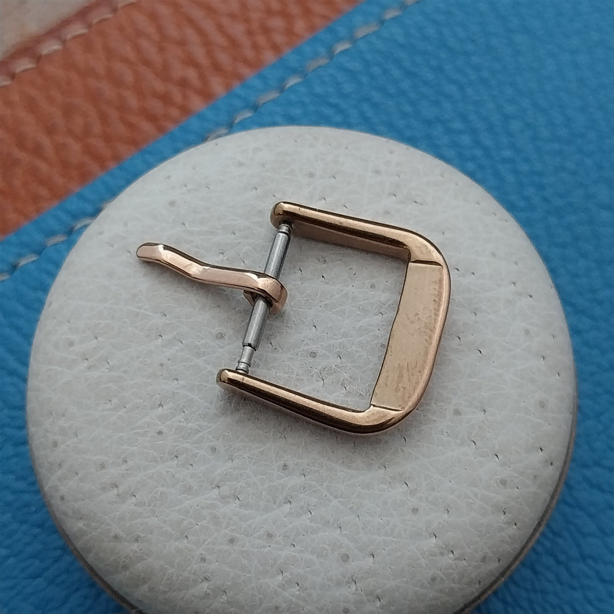 14mm Rose Gold-Tone Stainless Steel Buckle for Vintage Watch Strap