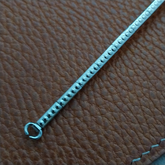 Vintage 1960s Foster White Gold Fill Ladies Cocktail Short Watch Band