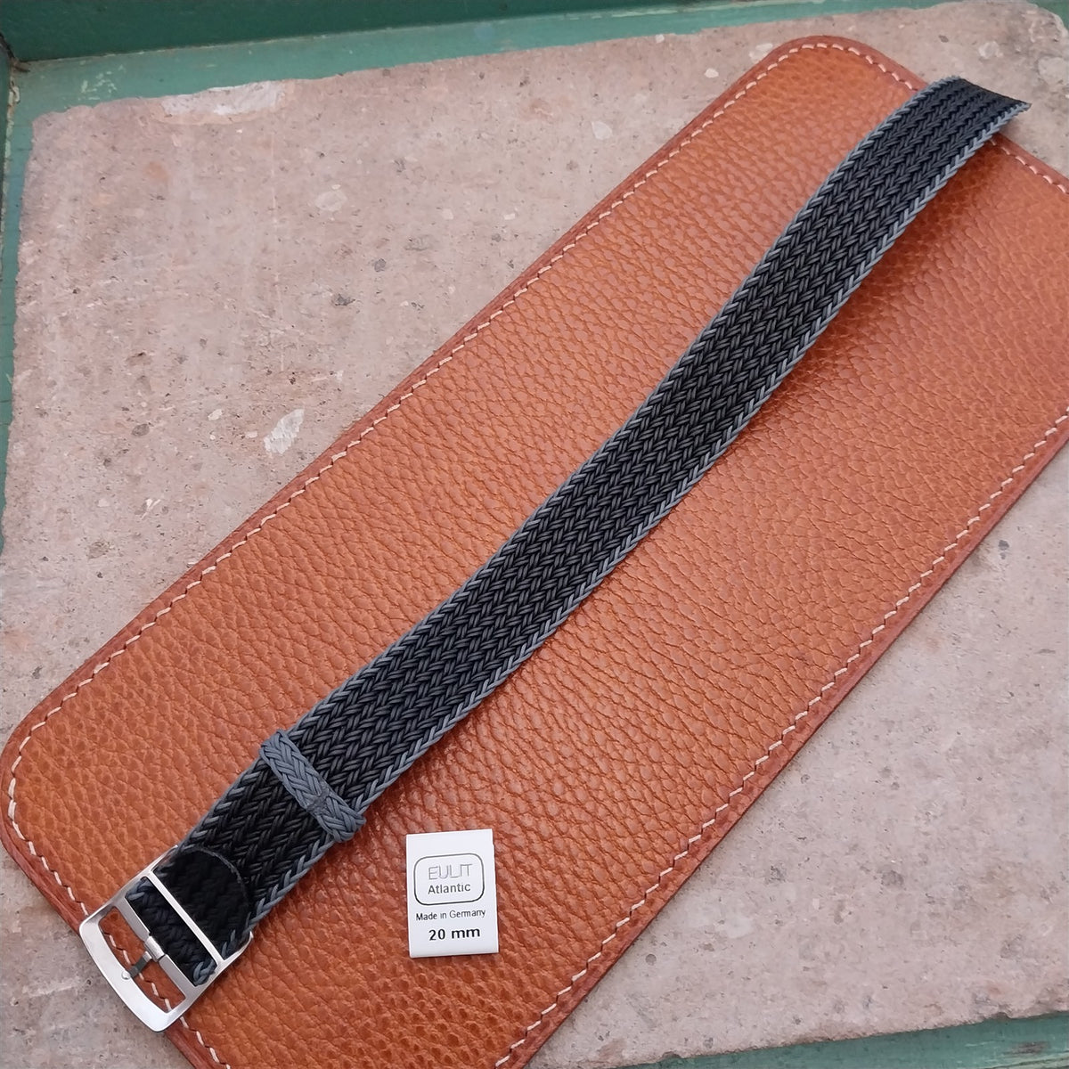 20mm Eulit Atlantic Braided Perlon Single Pass Field Watch Strap
