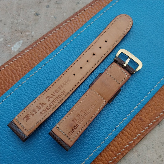 16mm Fifth Avenue Lizard NOS 1950s Vintage Watch Strap