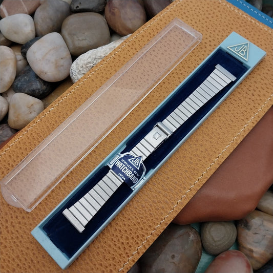 14mm Stainless Steel Ladies JB Champion Bar Link Unused 1970s Vintage Watch Band