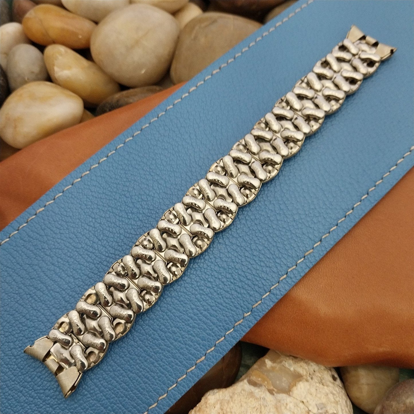 19mm 10k Gold-Filled Apex Quadra-Flex Unused MCM 1950s Vintage Watch Band