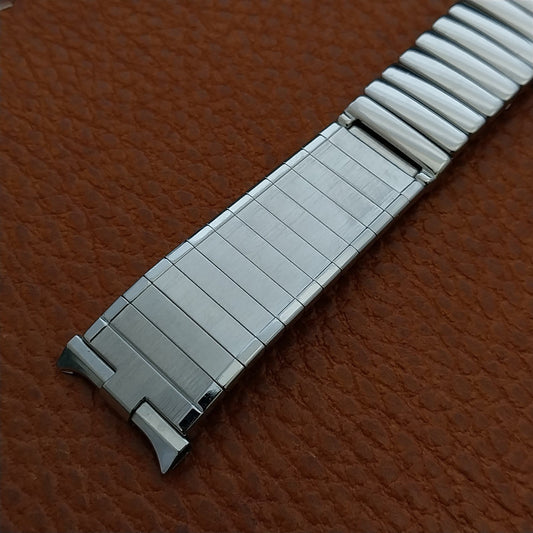 Vintage 19mm 18mm Stainless Steel JB Champion Unused Classic 1960s Watch Band