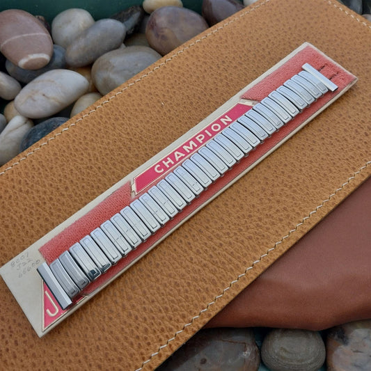 1950s 19mm 18mm Classic JB Champion Stainless Steel Unused Vintage Watch Band