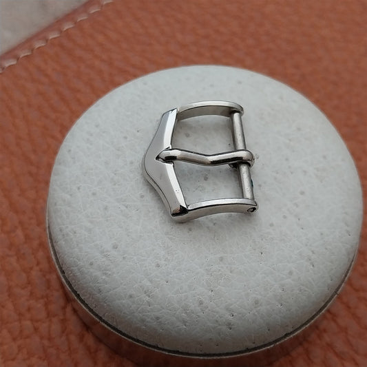 Vintage 5/8" 1950s JB Champion Classic Silver-Tone nos Unused Watch Strap Buckle