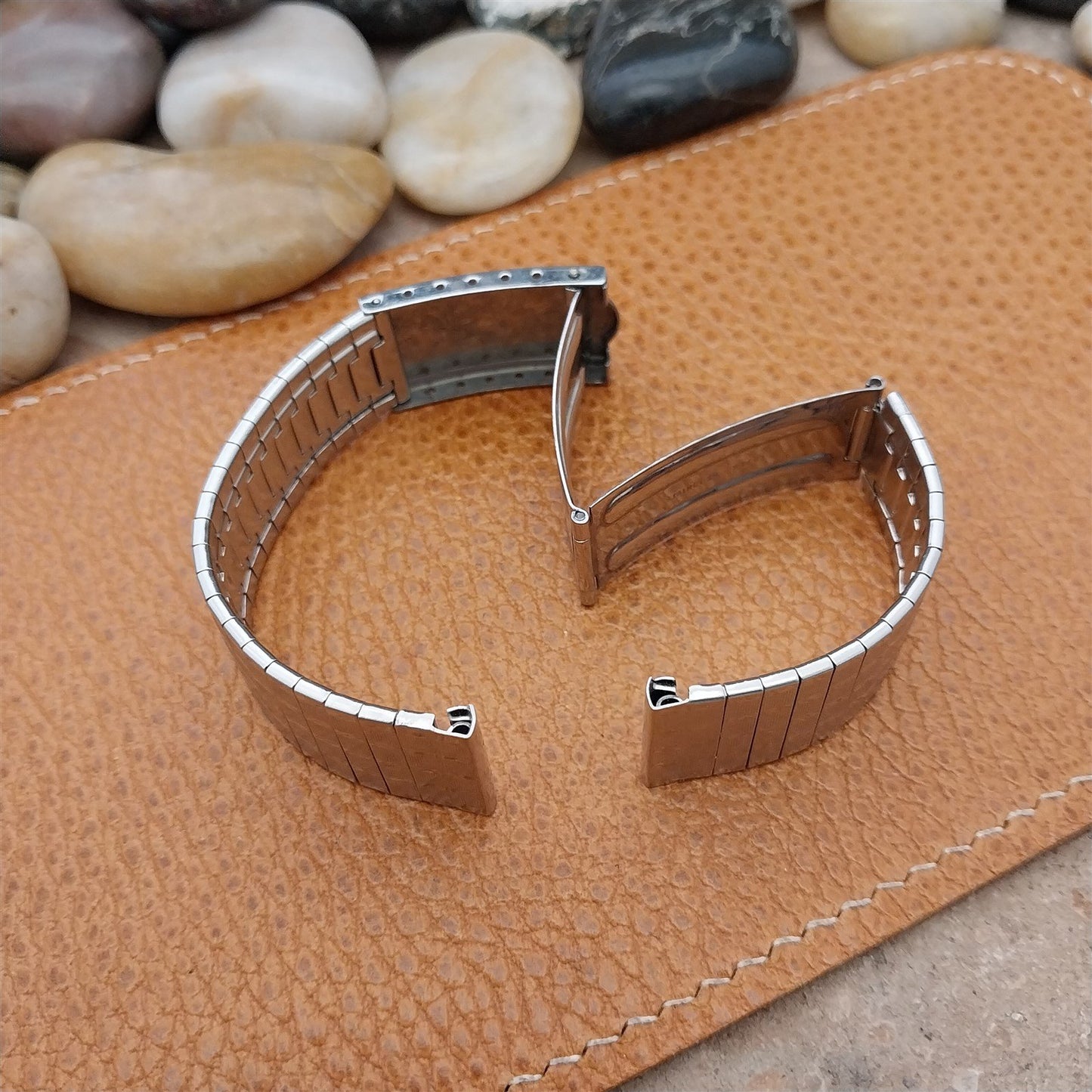 Vintage Stainless Steel 18mm Mayflower Unused 1960s Classic Watch Band