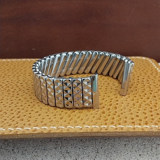 18mm 19mm JB Champion Stainless Steel nos 1950s Vintage Watch Band