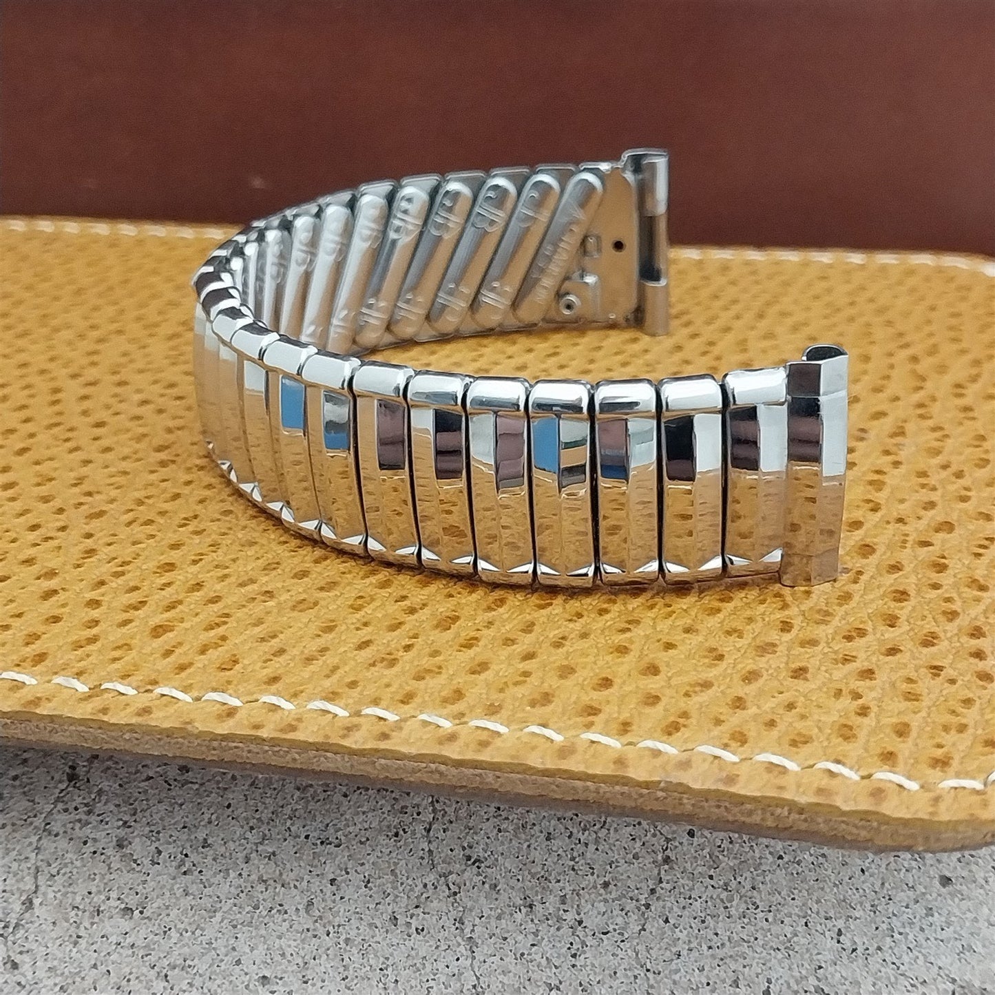 19mm 18mm JB Champion Short Stainless Steel Expansion 1950s Vintage Watch Band