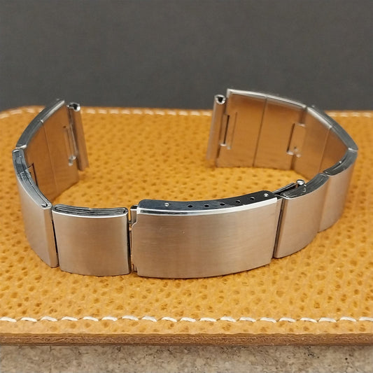 19mm Stainless Steel Bear Japan Classic 1970s Unused nos Vintage Watch Band