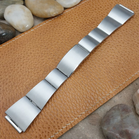 19mm Stainless Steel Bear Japan Classic 1970s Unused nos Vintage Watch Band