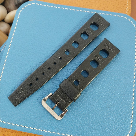 Swiss Tropic Sport 18mm Diver Unused Authentic 1970s Watch Band & Acier Buckle