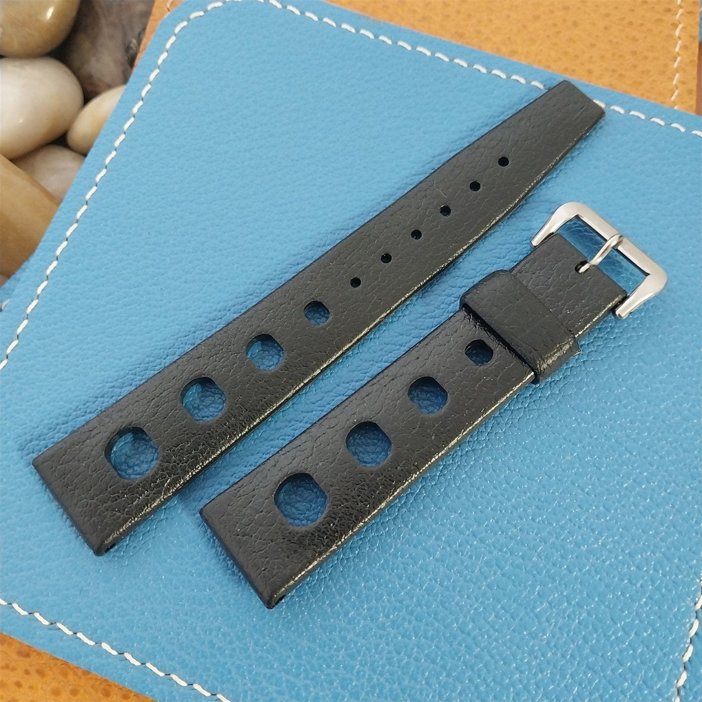 Swiss Tropic Sport 18mm Diver Unused Authentic 1970s Watch Band & Acier Buckle
