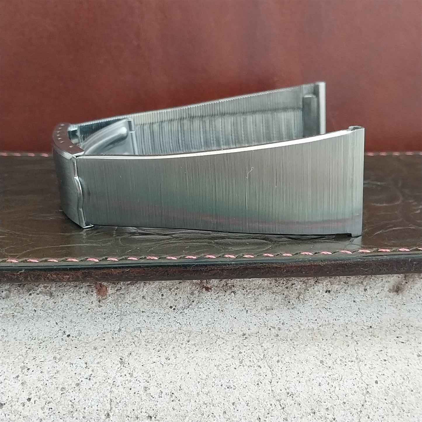 Vintage Prospect Japan 23mm 22mm Stainless Steel Classic 1970s Unused Watch Band