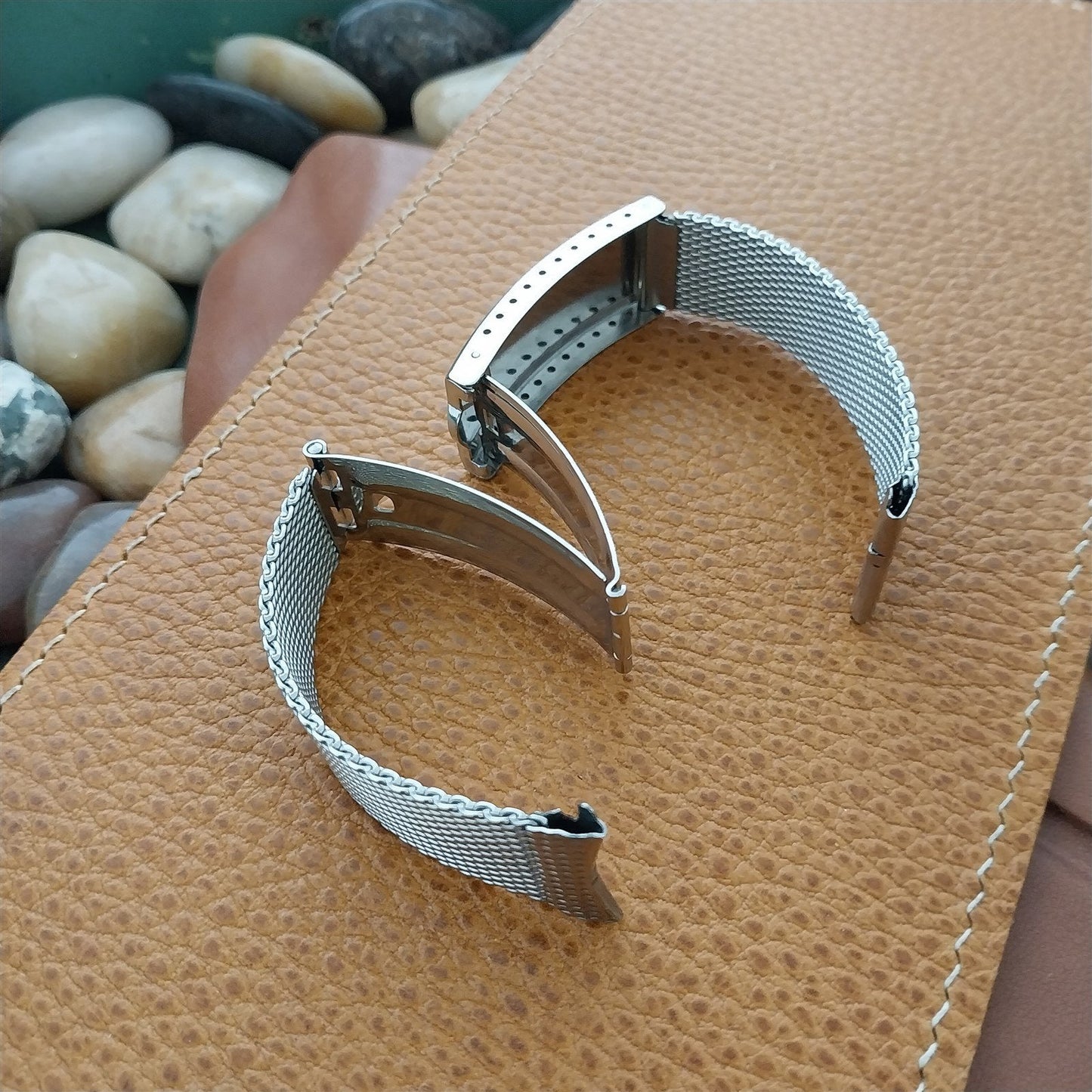 19mm JB Champion Stainless Steel Mesh Classic Unused nos Vintage Watch Band