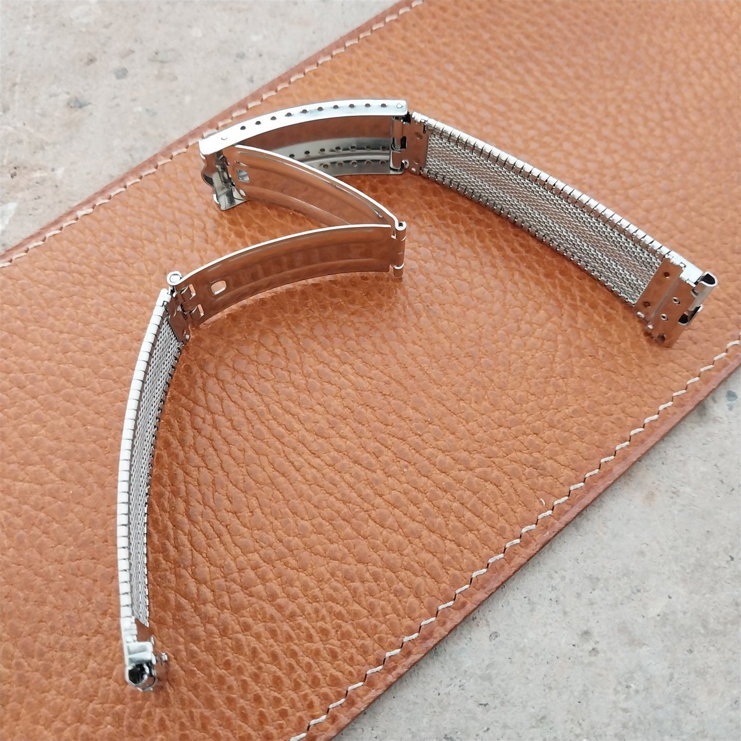 60s 19mm 18mm 17mm JB Champion Stainless Steel Unused Classic Vintage Watch Band