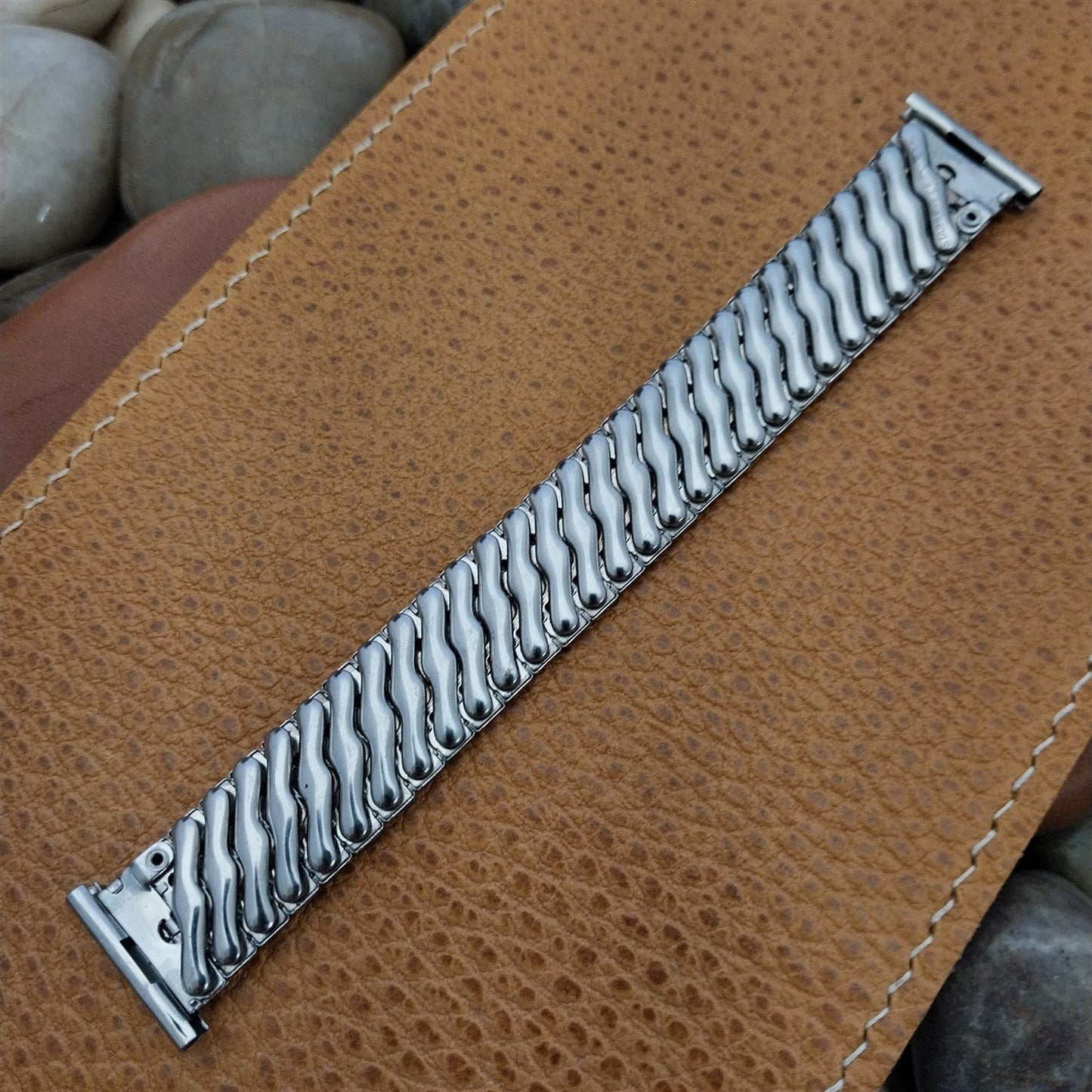 Vintage 1950s Foster Short Stainless Classic Stretch 16mm 18mm 19mm Watch Band