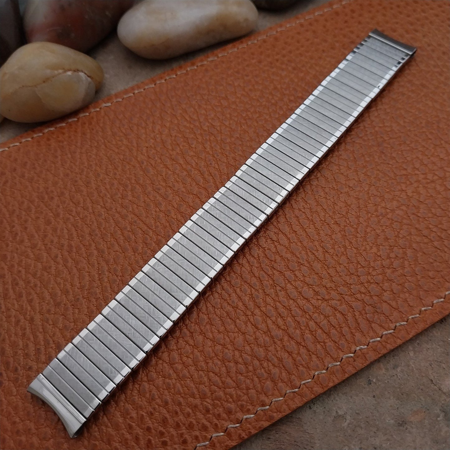 5/8 JB Champion Slim Stainless 1960s Classic Stretch Unused Vintage Watch Band