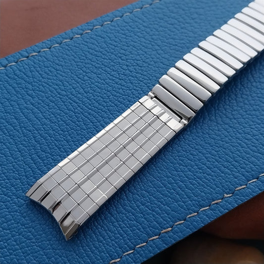 17.2mm JB Champion Classic Stainless Steel nos Unused 1960s Vintage Watch Band
