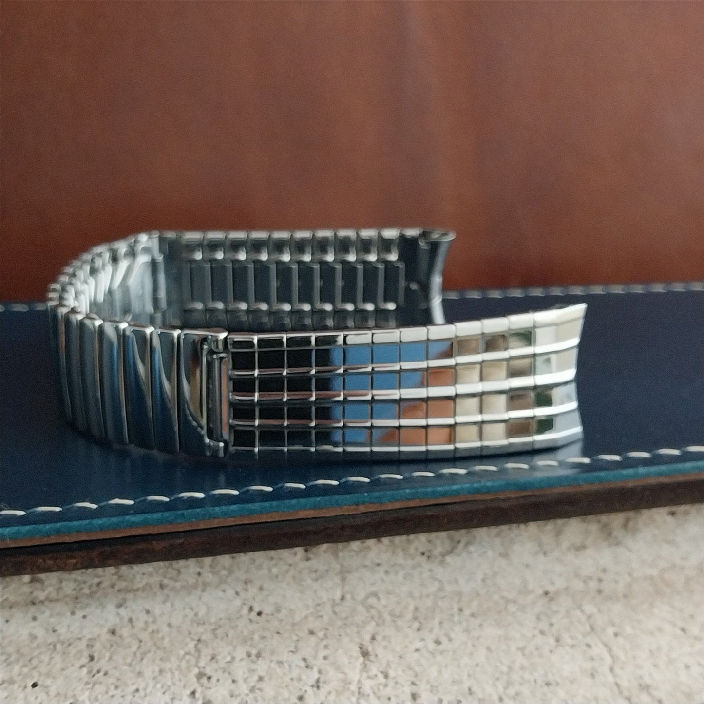 17.2mm JB Champion Classic Stainless Steel nos Unused 1960s Vintage Watch Band