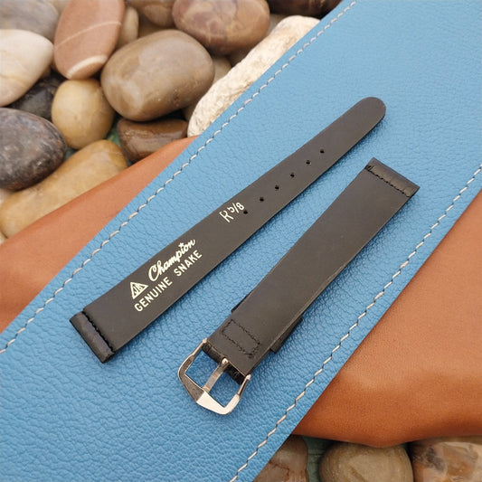 JB Champion USA Classic Tapered Snake Skin 5/8" Unused nos Vintage Watch Band