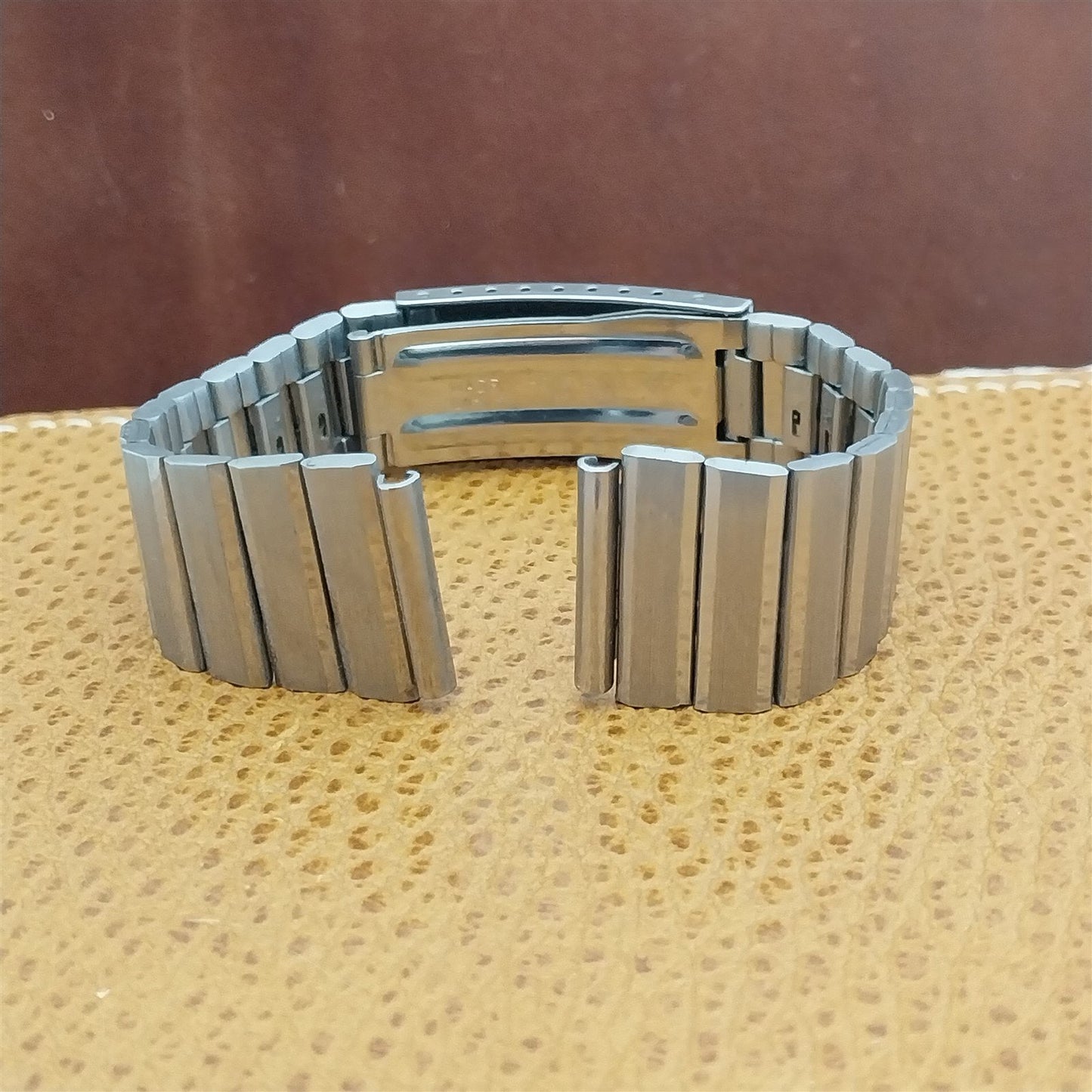 National Semiconductor LED 19mm Stainless Steel nos Vintage Watch Band