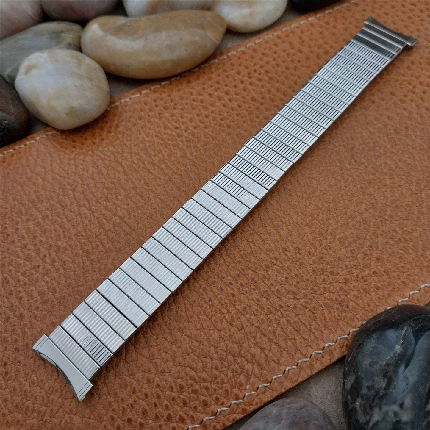 Vintage Bulova 16mm 18mm 19mm Stainless Steel Expansion Unused nos Watch Band