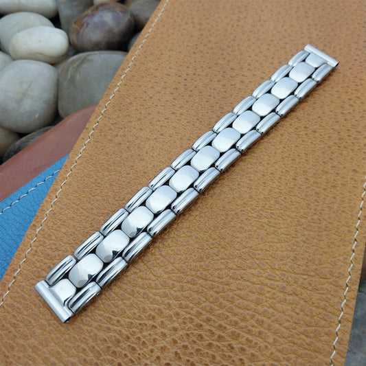 Vintage Foster 1952 5/8" QuadraFlex Expansion Stainless Steel Classic Watch Band
