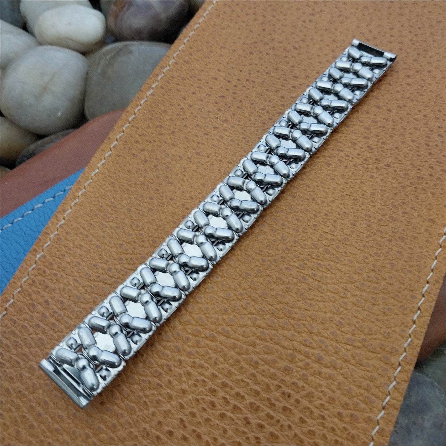 Vintage Foster 1952 5/8" QuadraFlex Expansion Stainless Steel Classic Watch Band