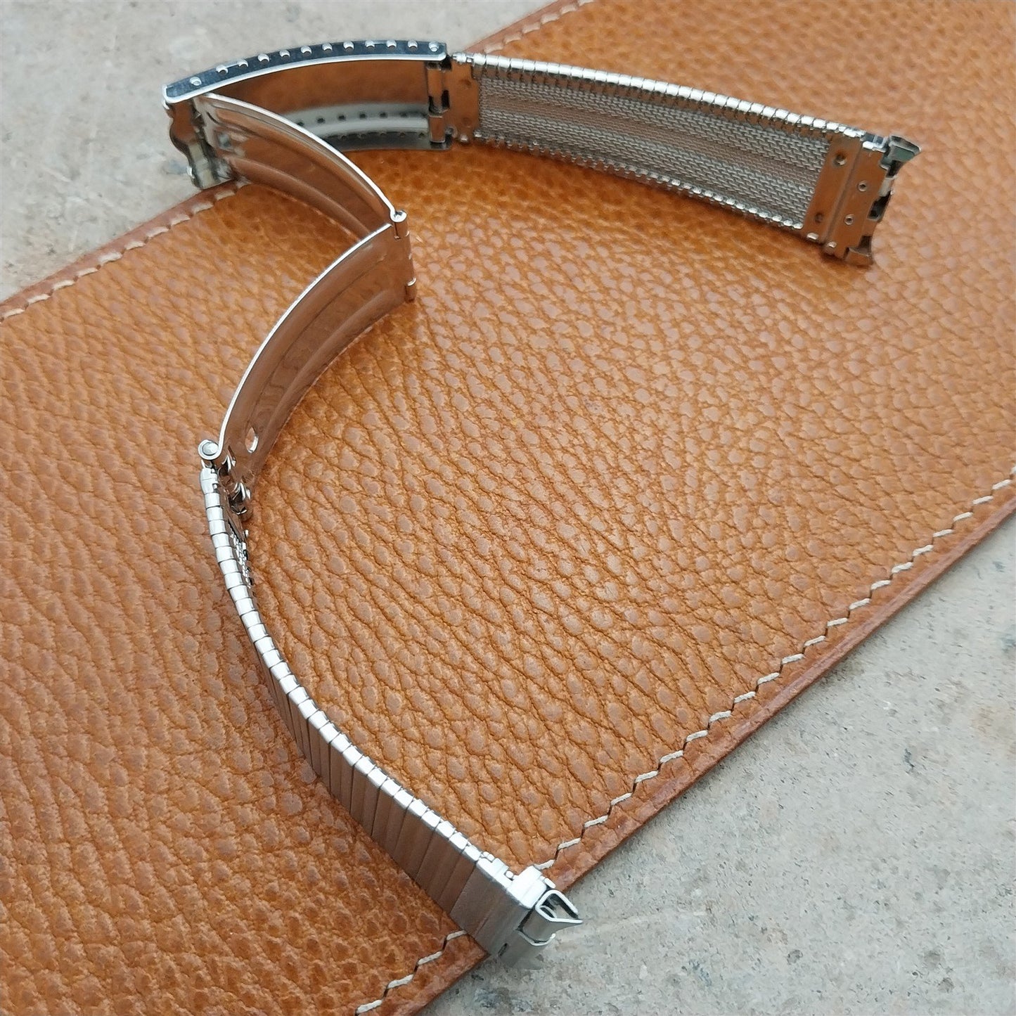 19mm 18mm JB Champion Vintage Watch Band Classic Unused 1960s Stainless Steel